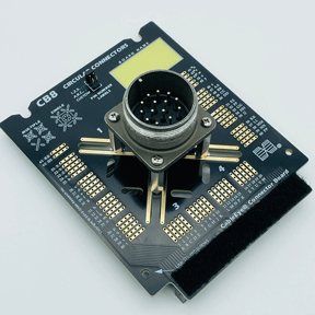 Large circular connector on CB8H.