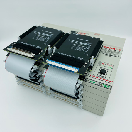 CB30D fixtures mounted on a 3768-point CableEye tester.