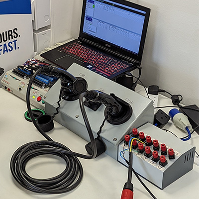Electric Vehicle Charging Cables Test Interface