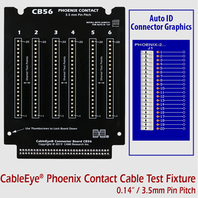 Pre-configured board and Auto ID graphic Image of pre-configured board and Auto ID graphic
