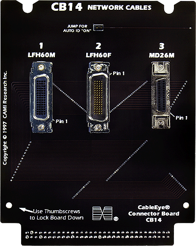 CB14 Connector Board - Network Cables, LFH60 and MD26 Male