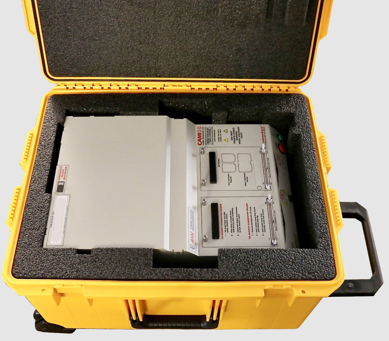 Rolling Carrying Case with HVX Series Tester