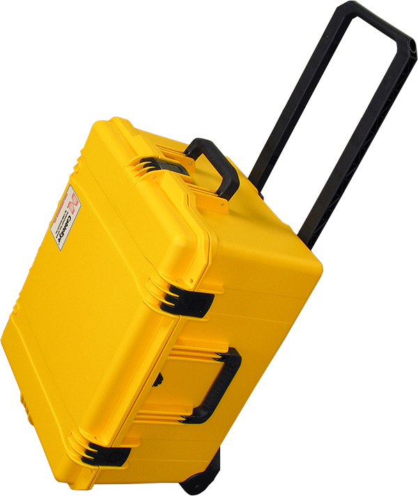 Rolling Carrying Case with Handle Extended Option to HVX
